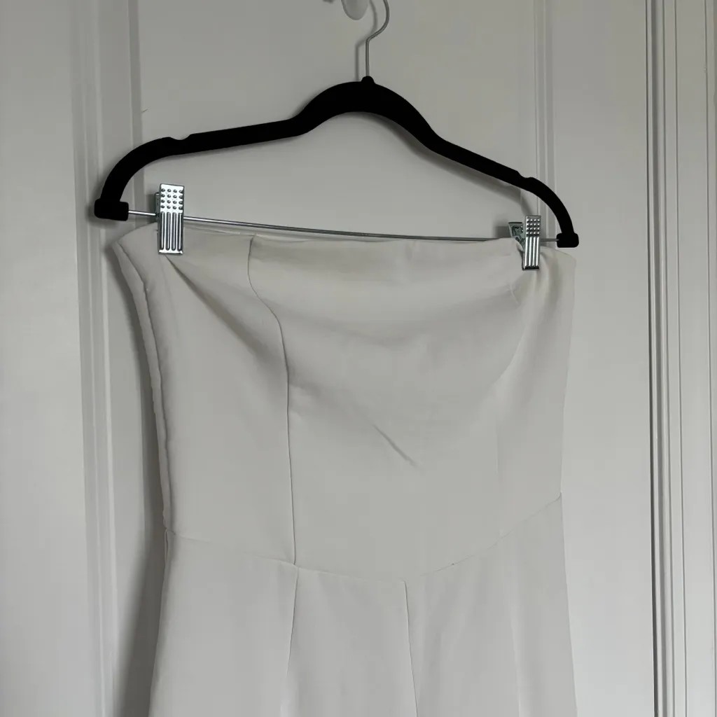 NEW Abercrombie & Fitch Strapless Premium Crepe Jumpsuit - Image 11