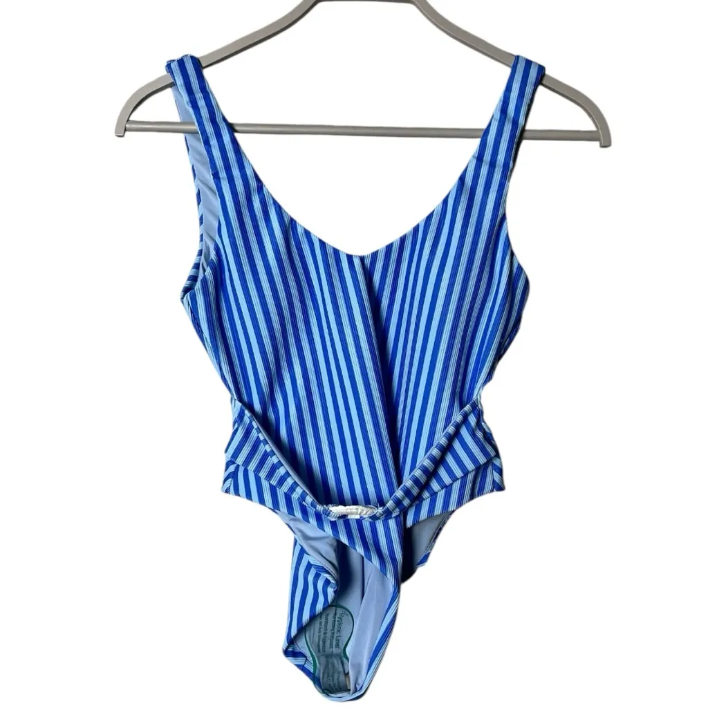 Dippin' Daisy's  Summer Seasonal Style Blue and White Striped Swimsuit  Sz S NWT - Image 7