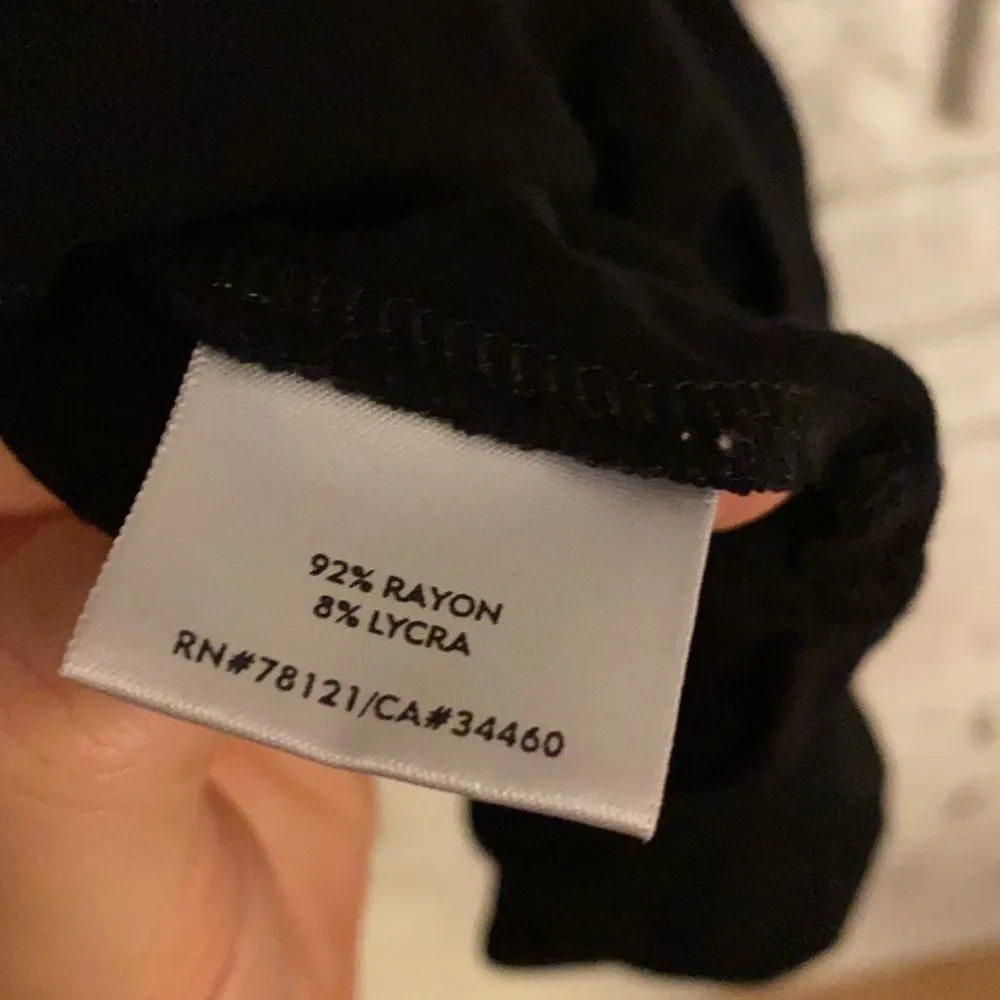 Eileen Fisher black 1/2 sleeve dress size medium. - Image 8