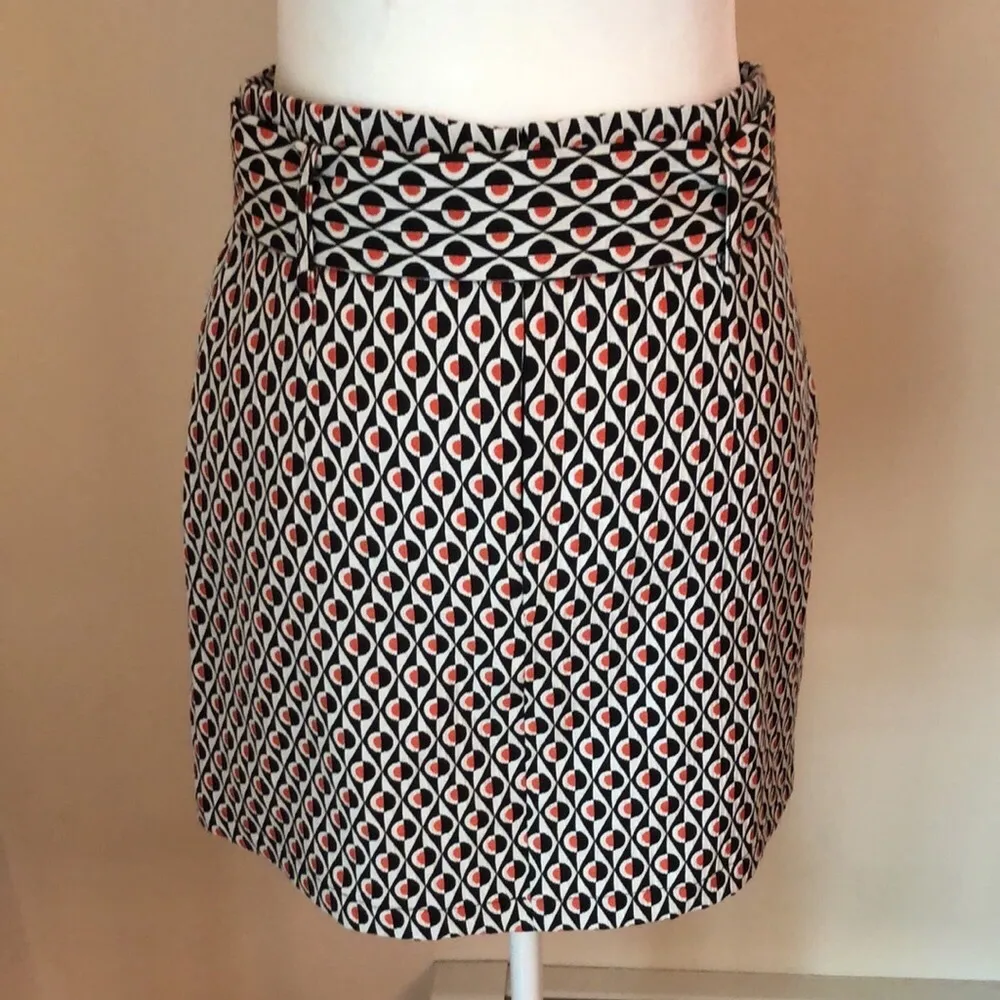 UO Goldie Jacquard Belted Mini Skirt - Image 6