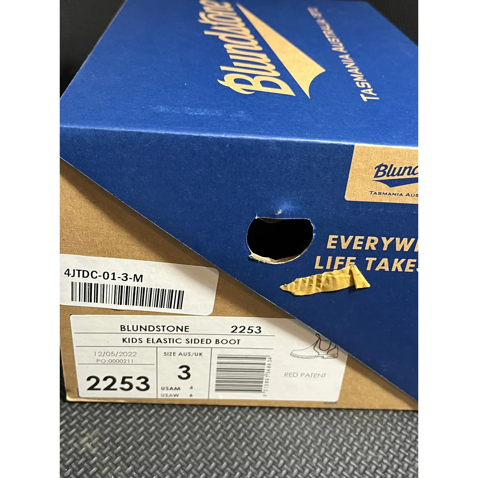 Blundstones Blundstone‎ 2253 Chelsea Boots Patent Leather Red UK/AUS 3 Womens 6 - Image 5