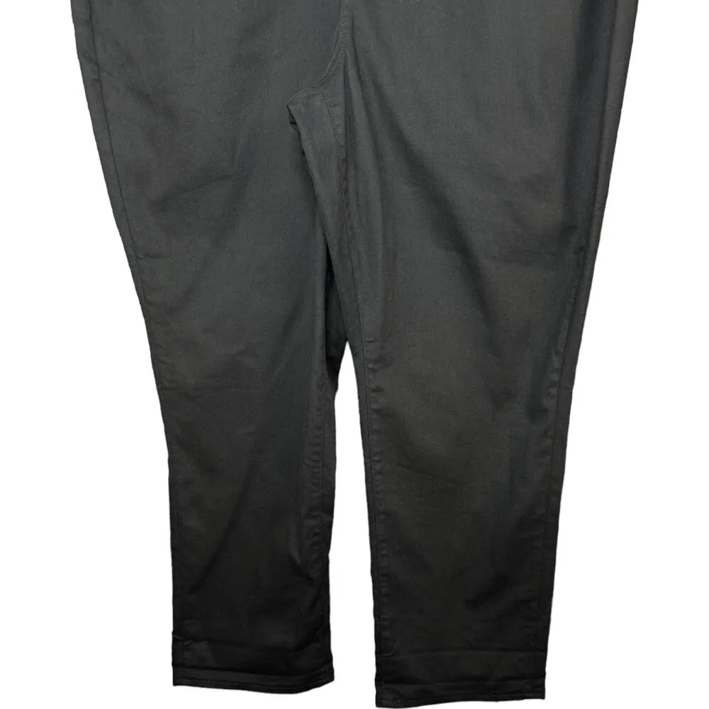 NYDJ Margot Girlfriend Cool Embrace Black 24W Lift Tuck Technology NWT - Image 14