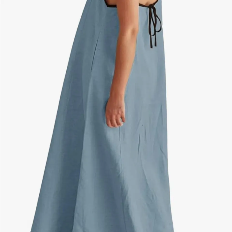 Casual Blue Maxi Dress Size M - Image 2