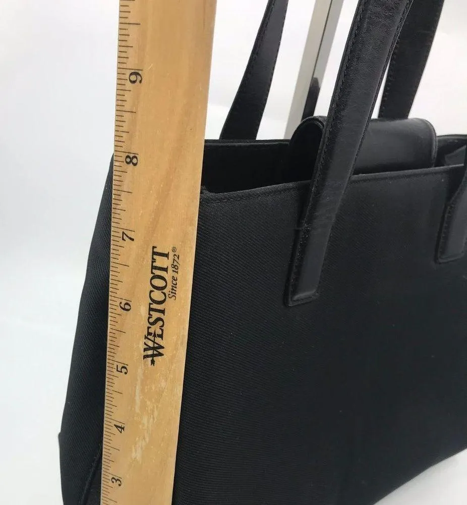 Coach Black Fabric Mini Purse - Image 3