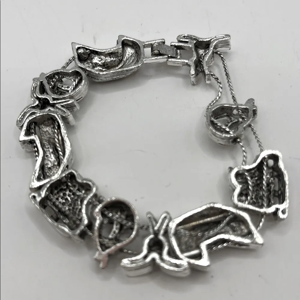 Ice Hockey Sports Charms Vintage Slide Bracelet Theme Bracelet Vintage Silver - Image 9