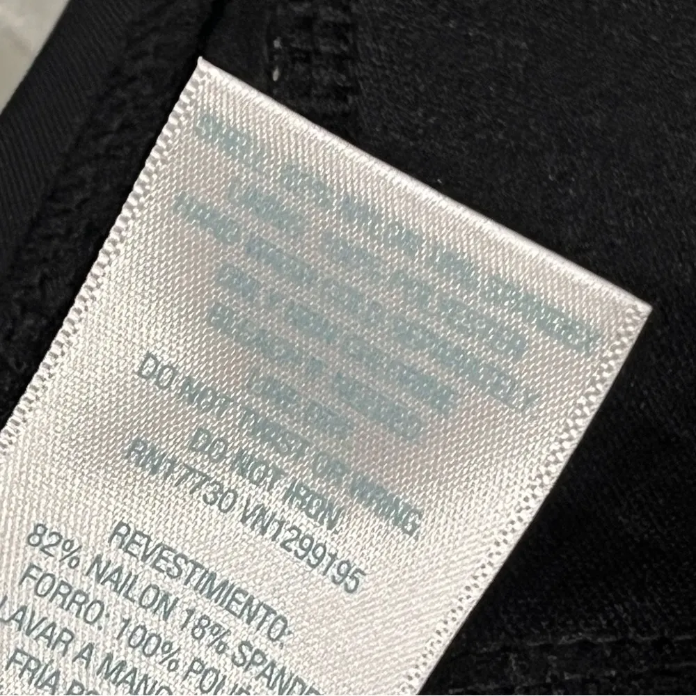 NEW Kona Sol Black Ruffle Keyhole Bikini Top size XS - Image 10