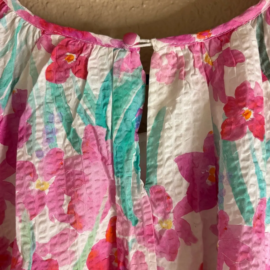 Urban Revivo Pink Floral Print Mini Dress NWT Size 4 - Image 6