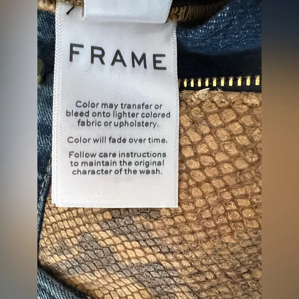 Frame Le Mini Boot Patchwork Jeans, Sz. 24, Women’s, NWT - Image 13