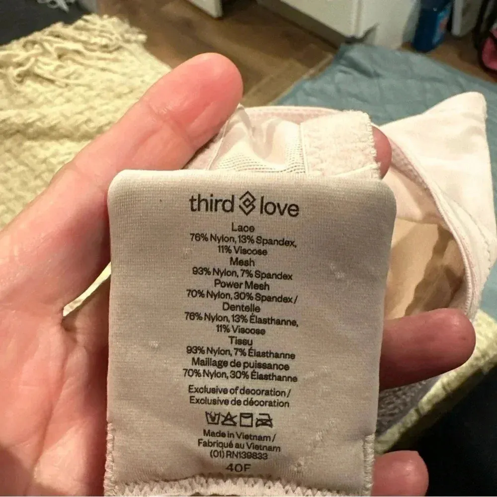 THIRD LOVE BRA WOMENS PINK
4OF Used Pink Size undefined - Image 11