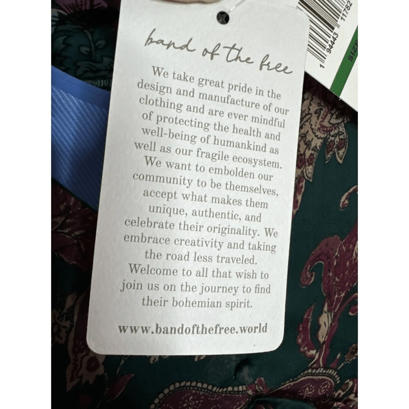 Band of Gypsies We The Free Wrap Dress Size Medium - Image 5