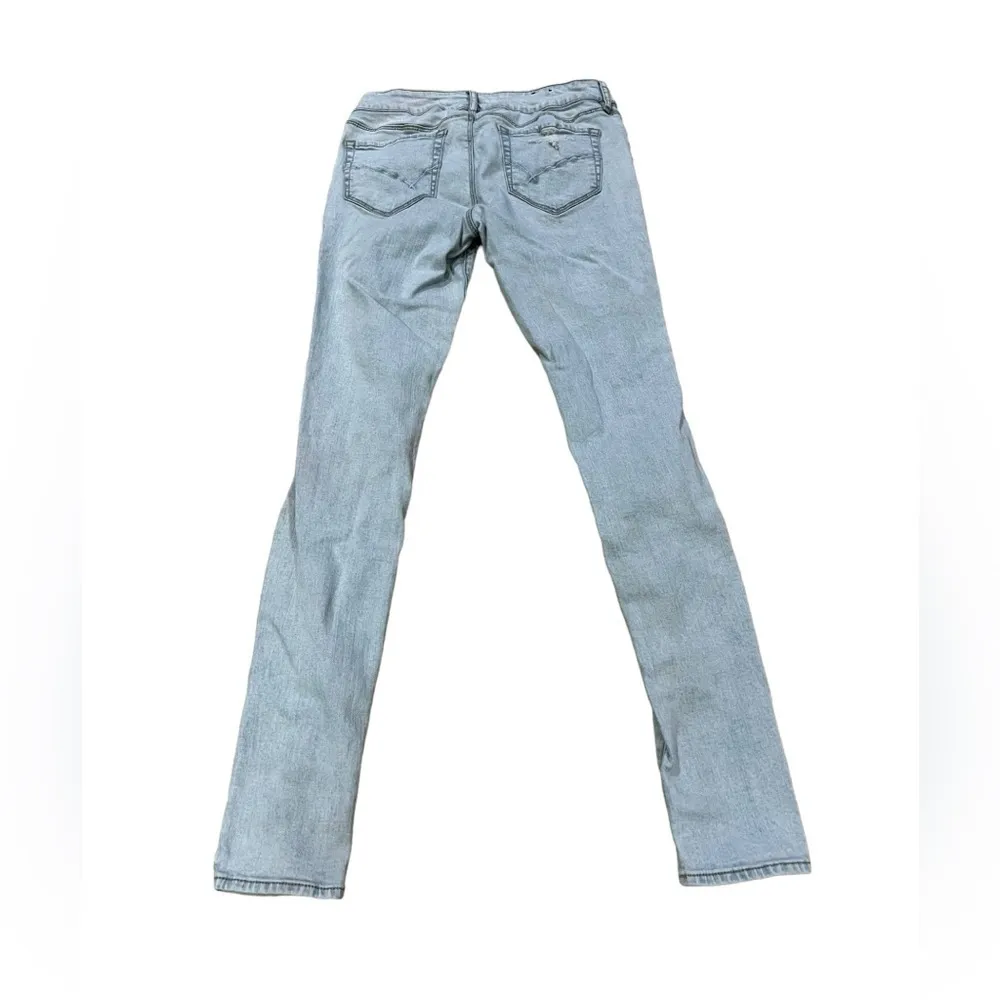 Bullhead Black Light Wash Skinniest Blue Denim Stretch Jeans Size undefined - Image 2