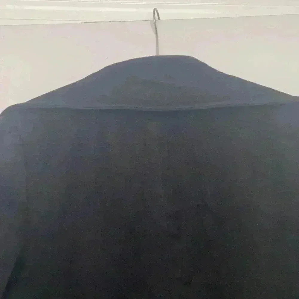 Fleurette Loro Piana Wool Black Coat Sz 8P - Image 8