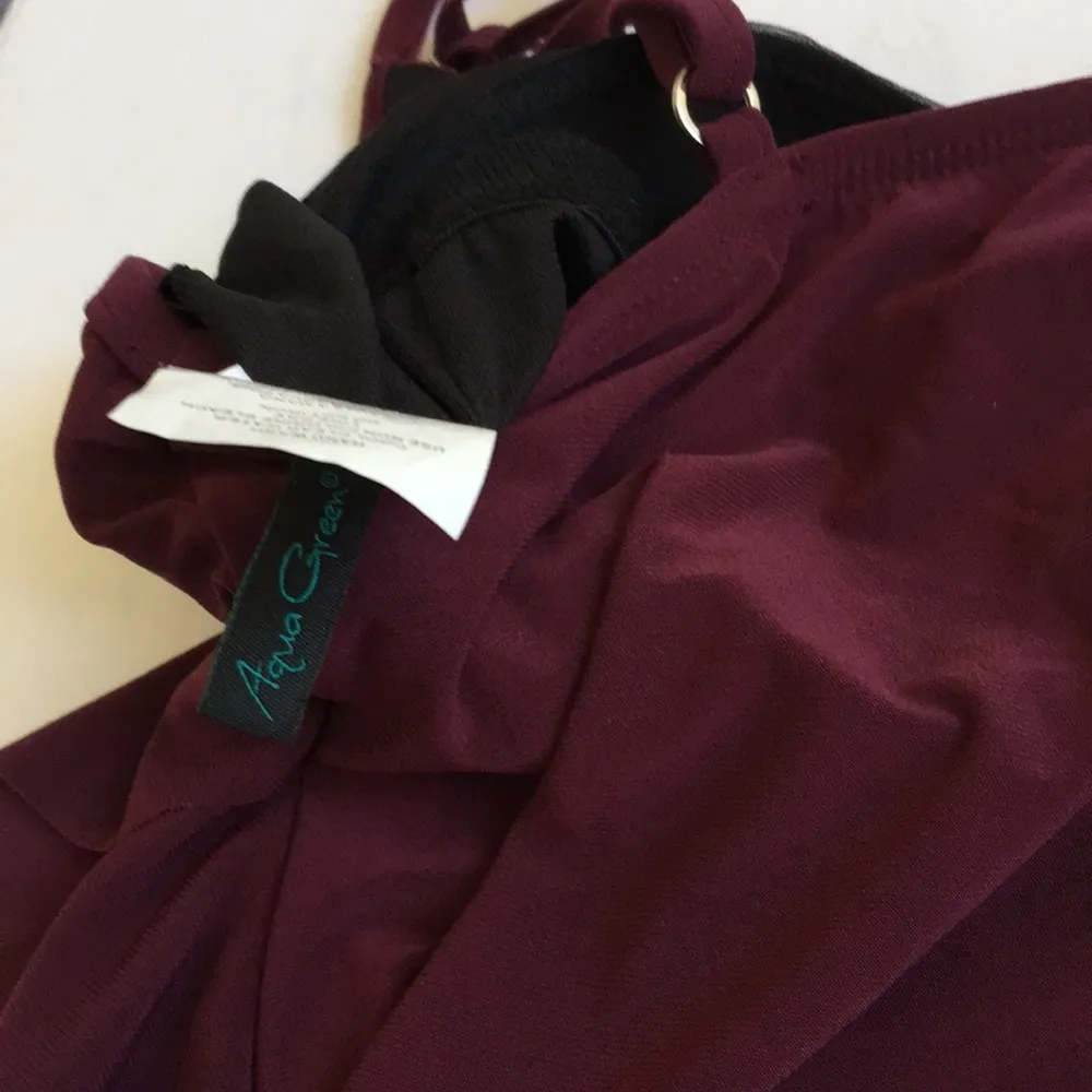 FINAL MARKDOWN NWOT ladies aqua green tankini top medium - Image 4