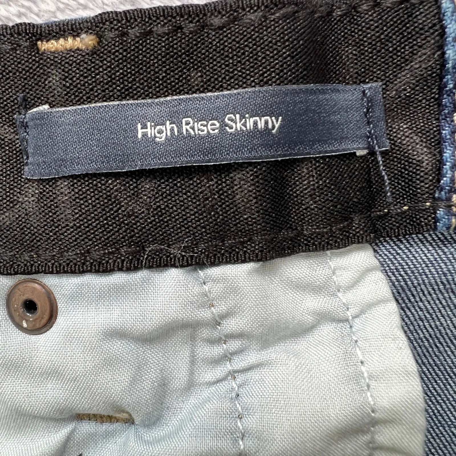 Calvin Klein Jeans 24W High Rise Skinny Stretch Dark Wash Repreve‎ Eco Denim NWT - Image 6