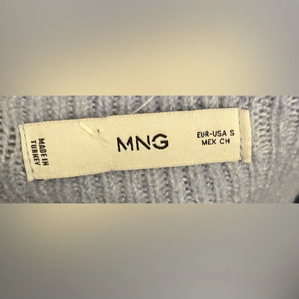 MNG- Women's Light Blue Sweater Size S - Image 7