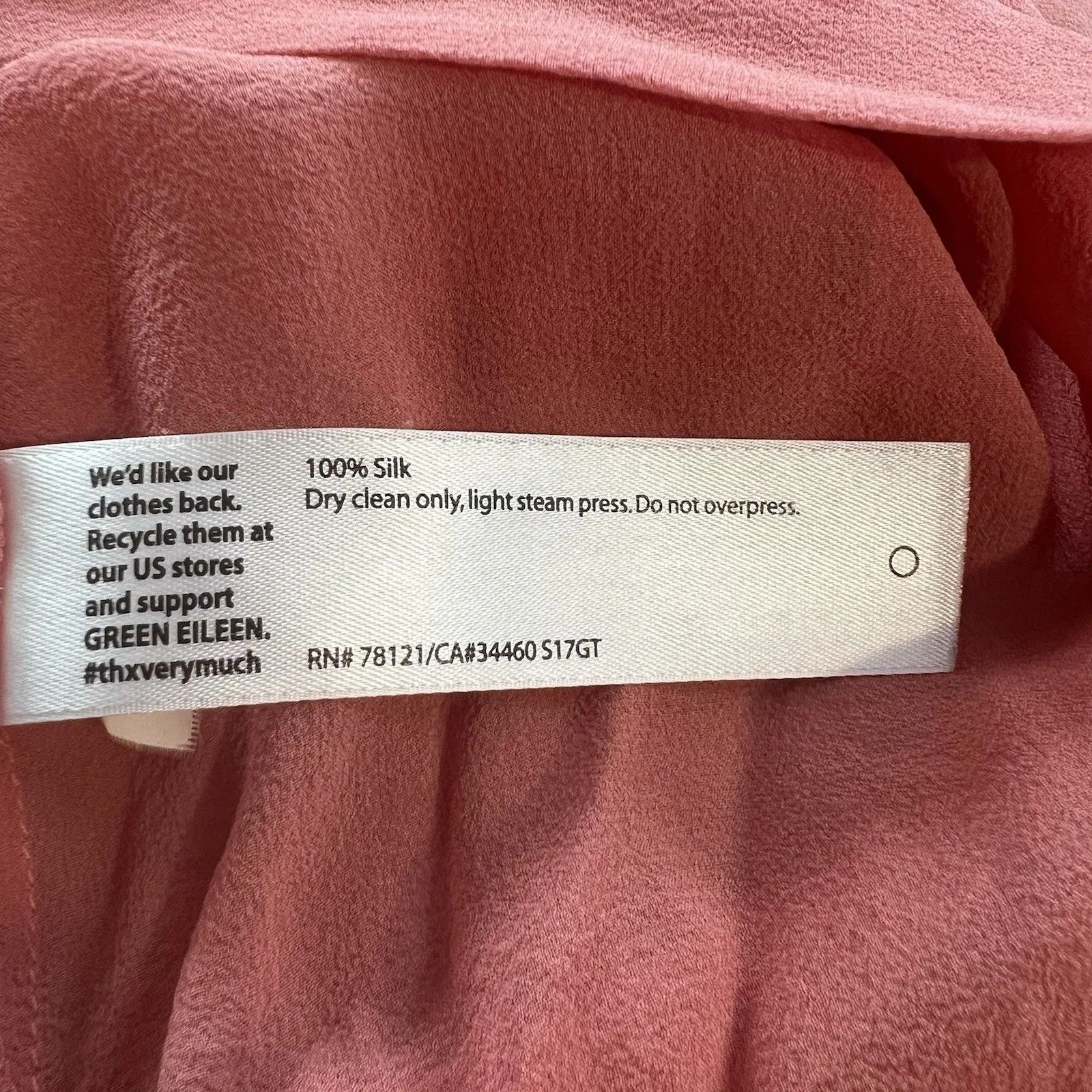 Eileen Fisher Women’s Top XS 100% Silk Oversized Shell Sheet - Image 5