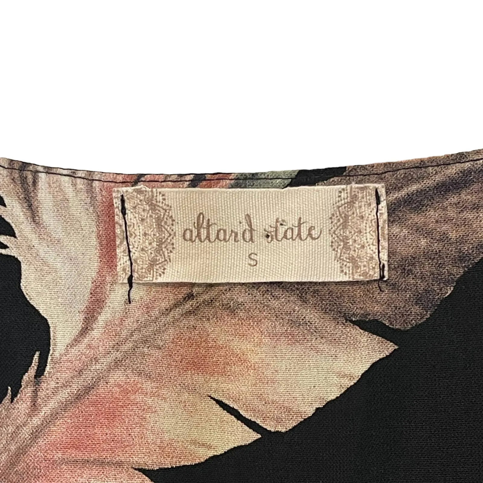 Altar'd State Feather Bay Cold Shoulder Mini Dress 3/4 Sleeve Women Small NWT‎ - Image 6