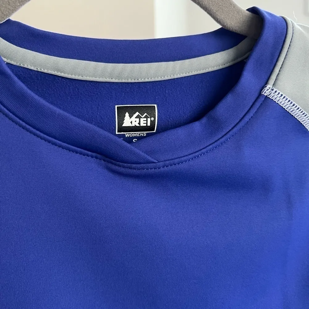REI Women’s Colorblock Baselayer Long Sleeve Tee | Purple Blue/Grey | Small - Image 5