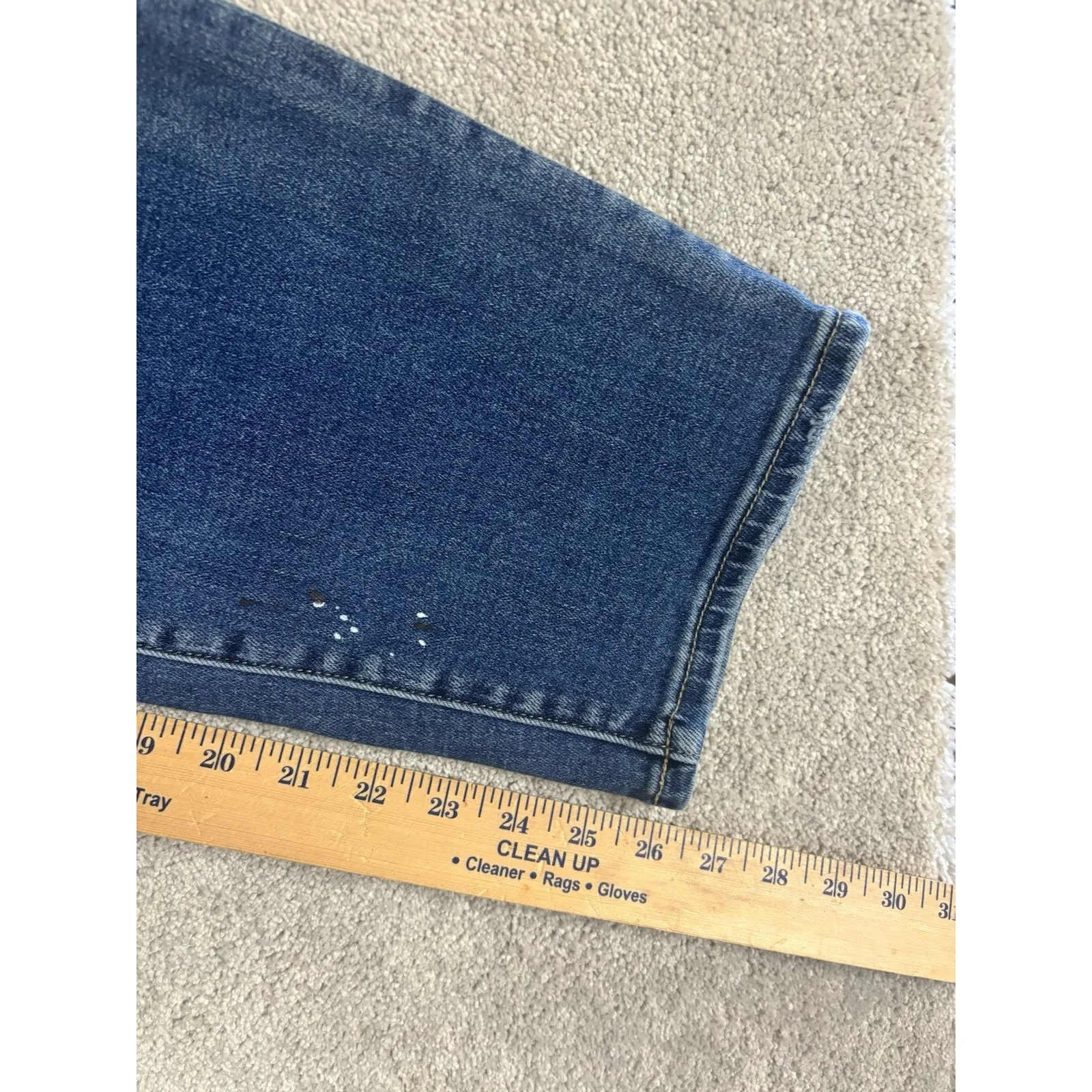 risen jeans 2xl distressed‎ girlfriend skinny Blue Size undefined - Image 7