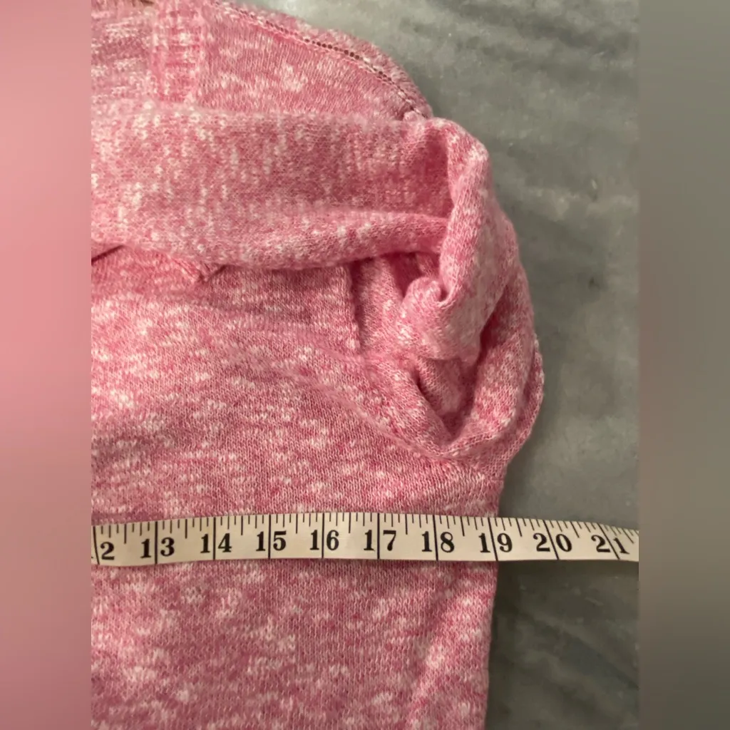 J. Crew Size S Pink Cotton Blend Crew Neck Long Sleeve Pullover Beach Sweater - Image 7