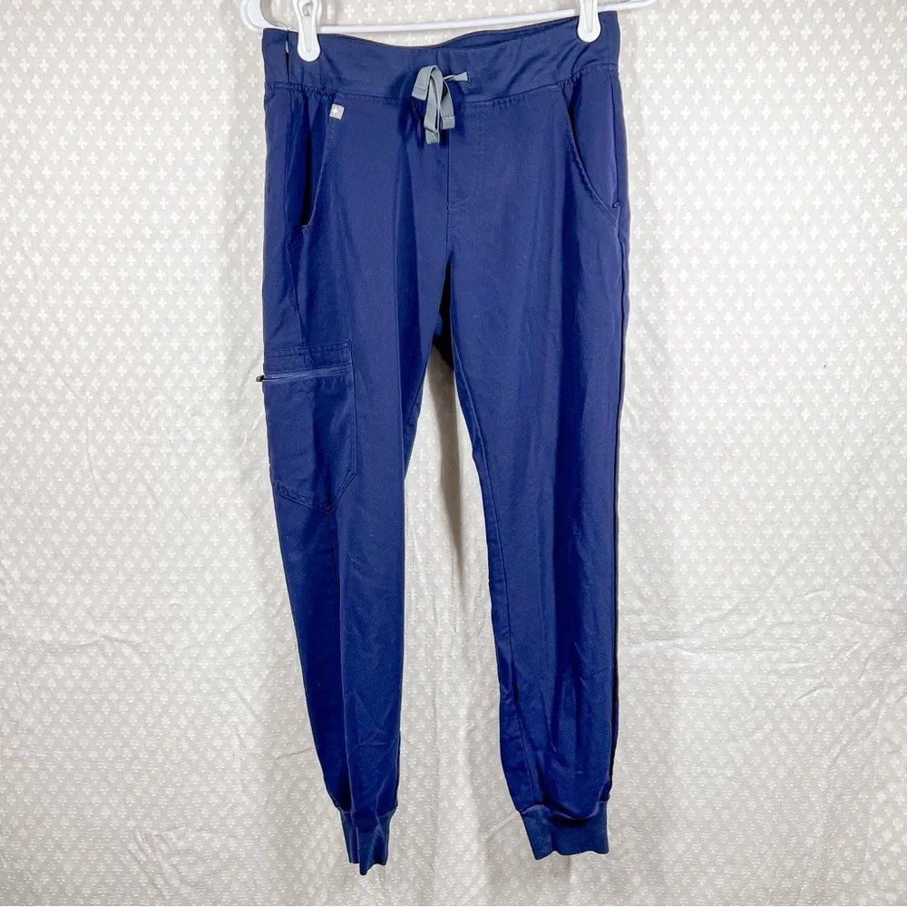 Figs Dark Blue‎ Zamora Jogger Scrub Pants - Image 2