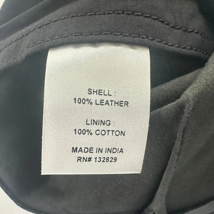 L'Academie Maja Leather Short Size Small Black Revolve Fashion Rock Glam Party - Image 6