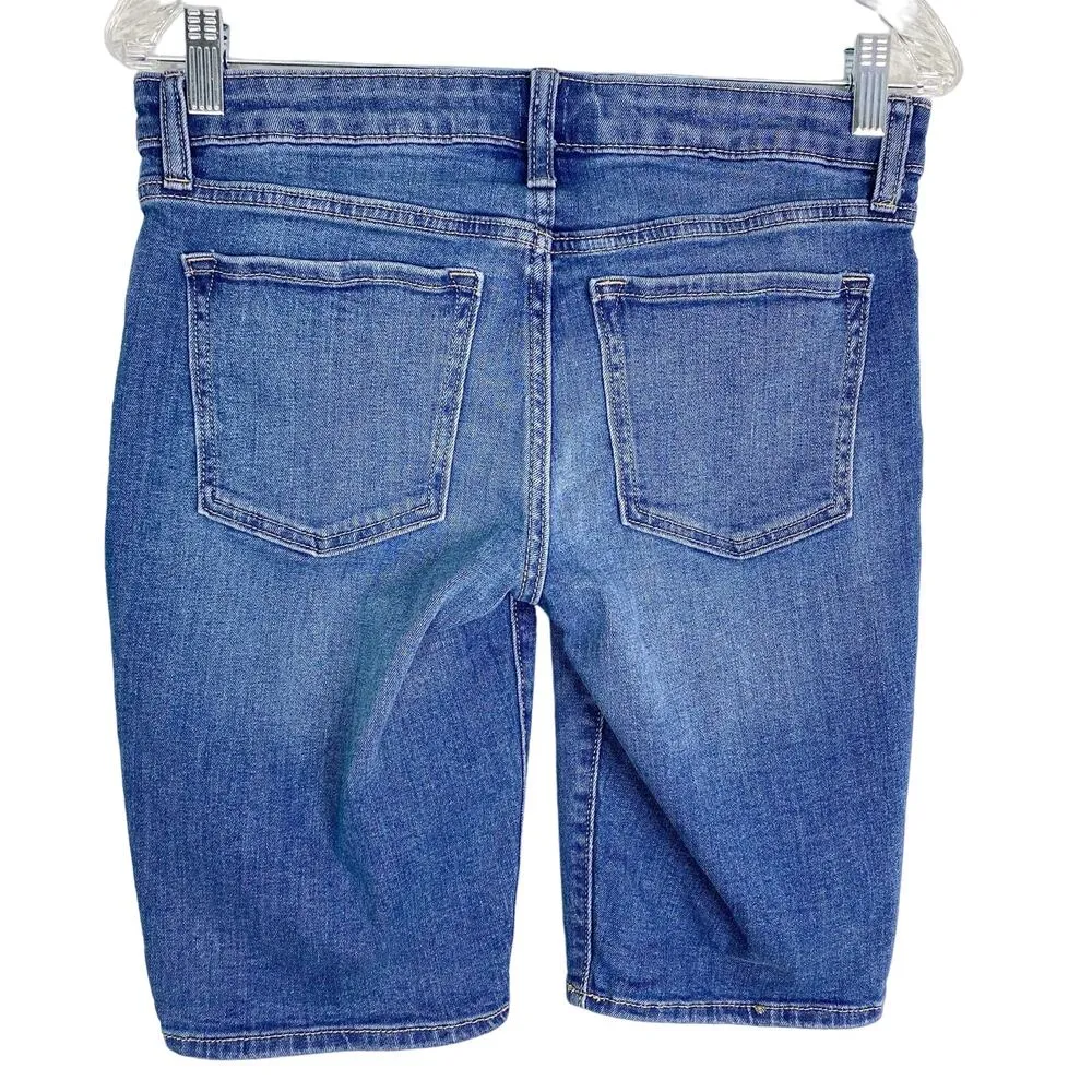 GAP Denim Jean Shorts Jorts 27 Bermuda Medium Indigo Jorts - Image 2