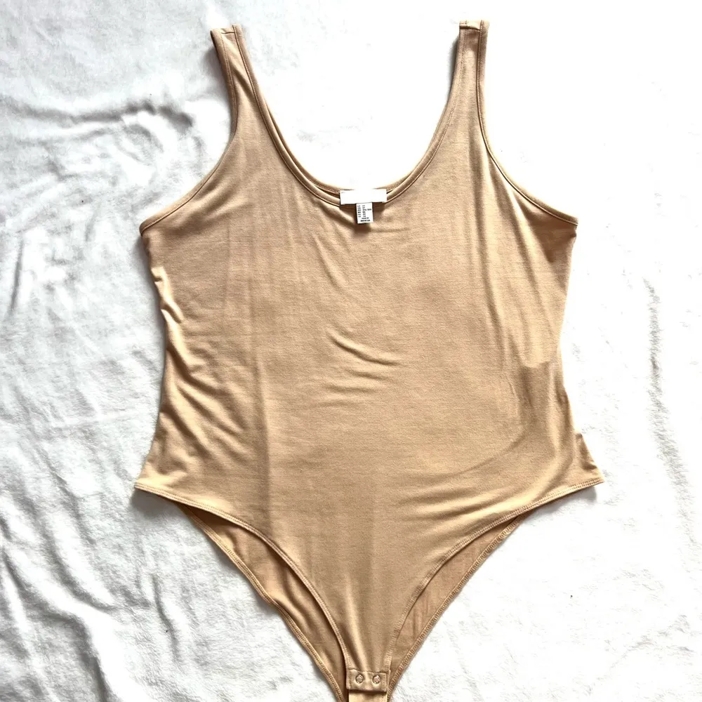 Nude Brief Cut Bodysuit, , Size 3x - Image 2