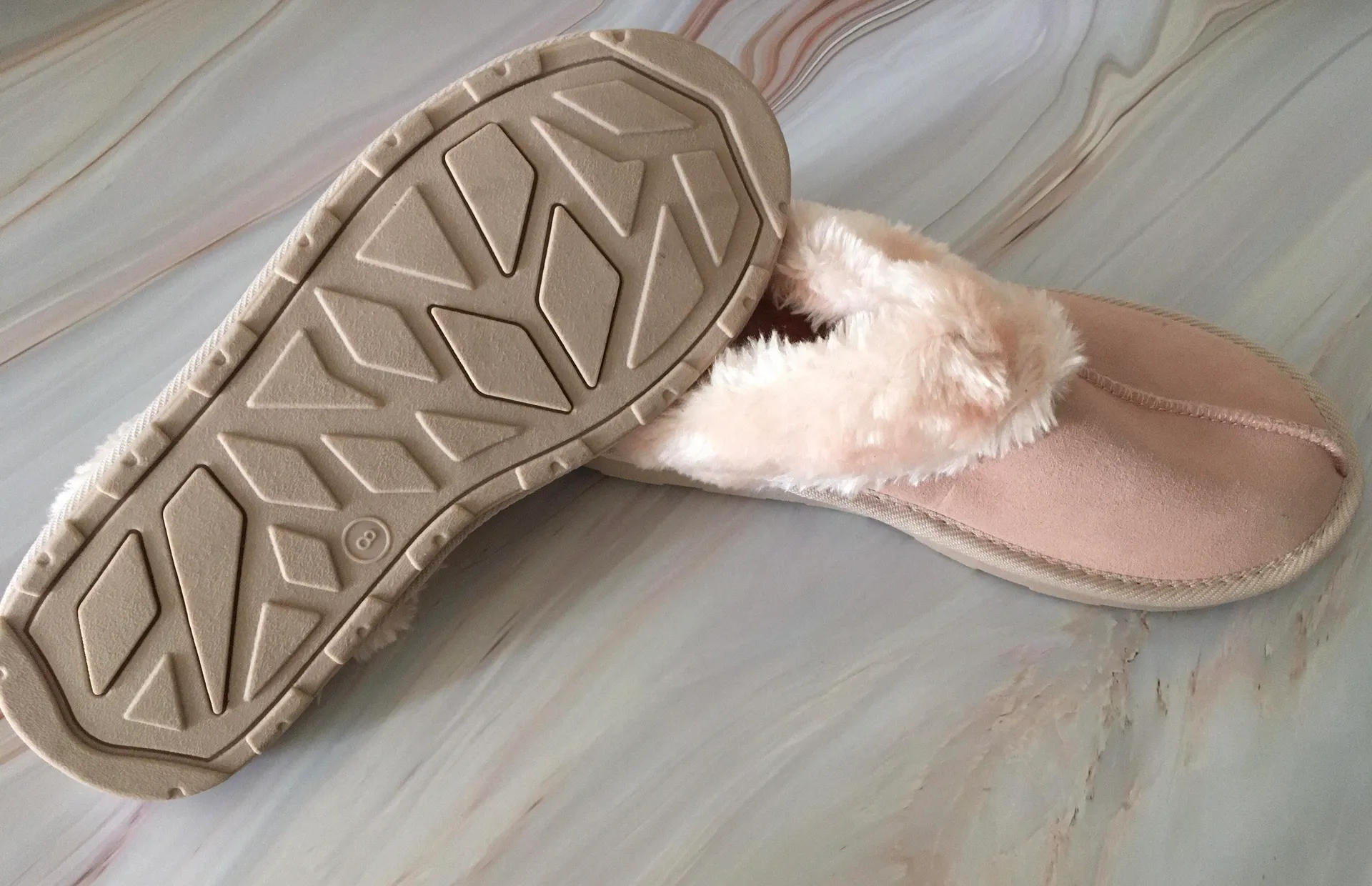 Pink Slippers, Size 8 - Image 5