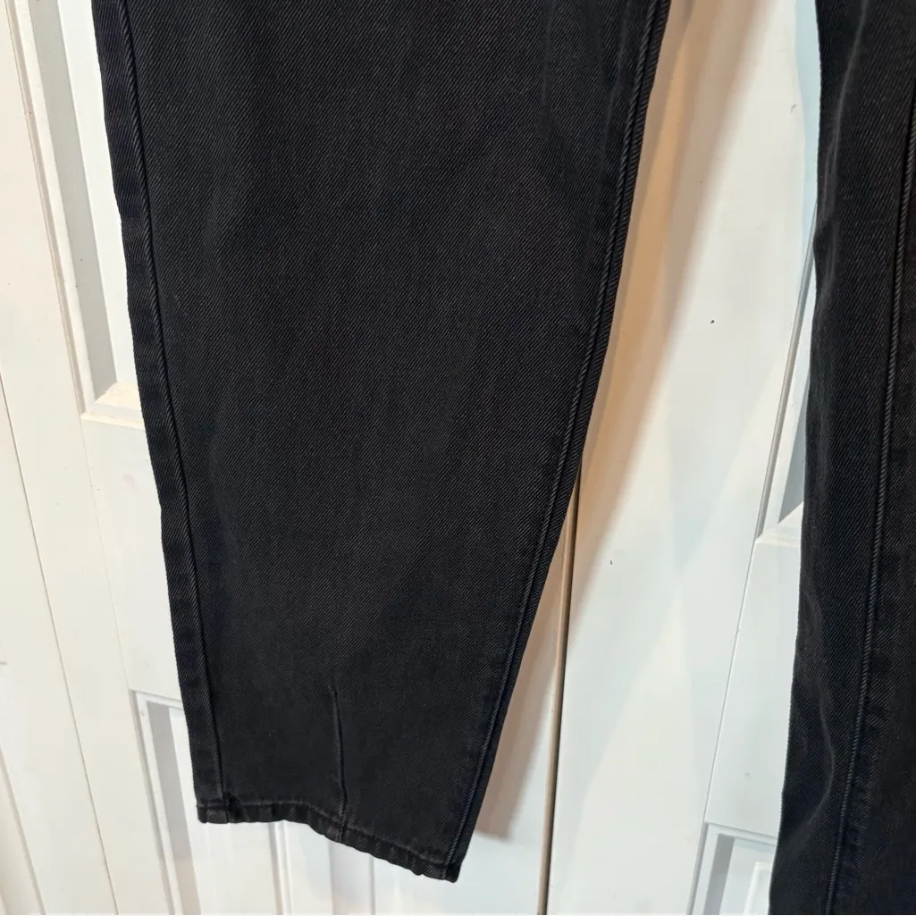 Indigo Rising Black‎ Super High Rise Barrel Leg Jeans Size 5/27 Black - Image 7