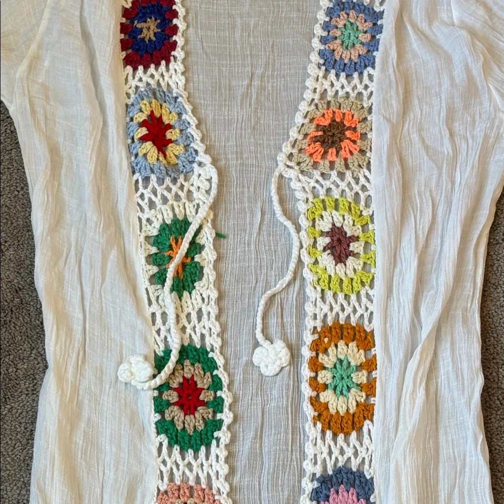 Rebellion Again Cardigan SIZE XS White - Image 2