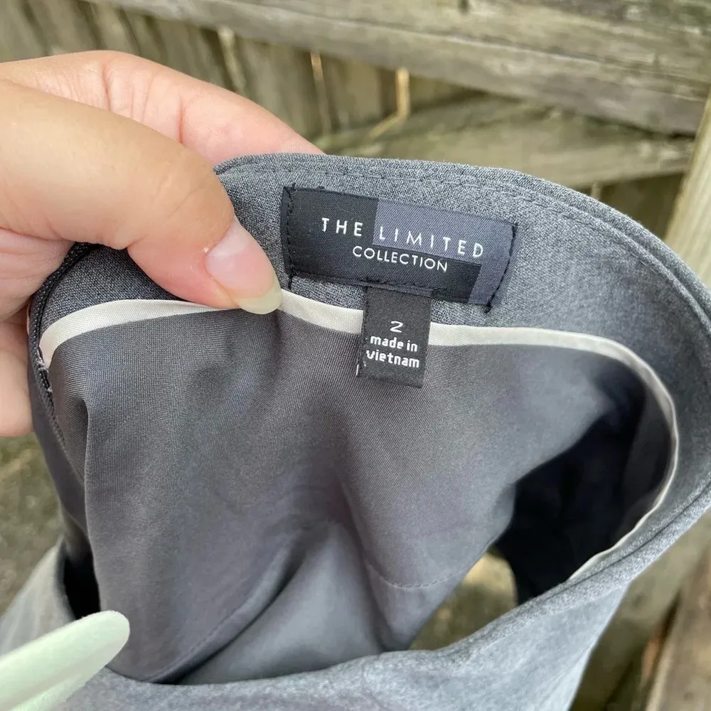 THE LIMITED GRAY CAREER SHEATH DRESS - Image 3