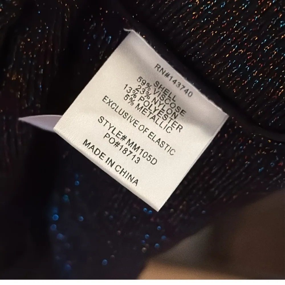 Hyacinth House Selena Dress Black Shimmer Size XS NWT Holiday Party Mini - Image 3