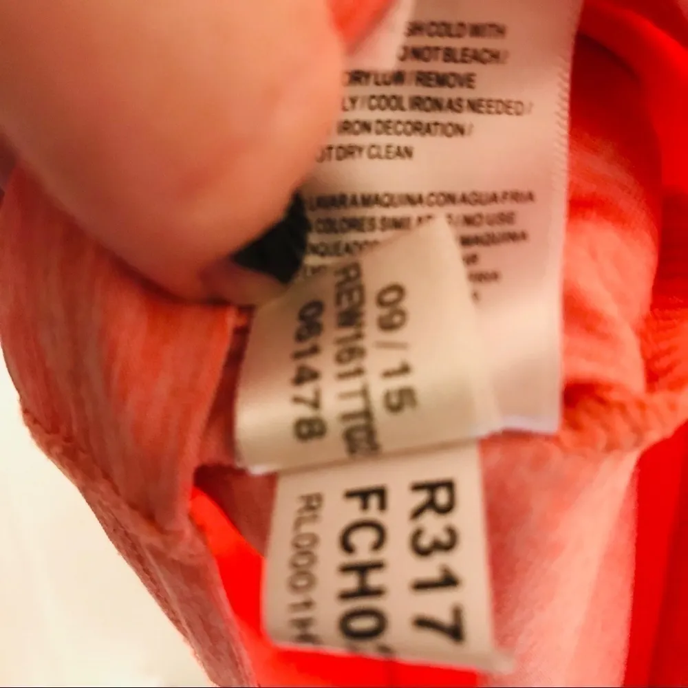 Reebok  RACERBACK DYNAMIC TRAINING TANK TOP ORANGE ATHLETIC WOMENS SIZE LARGE - Image 7