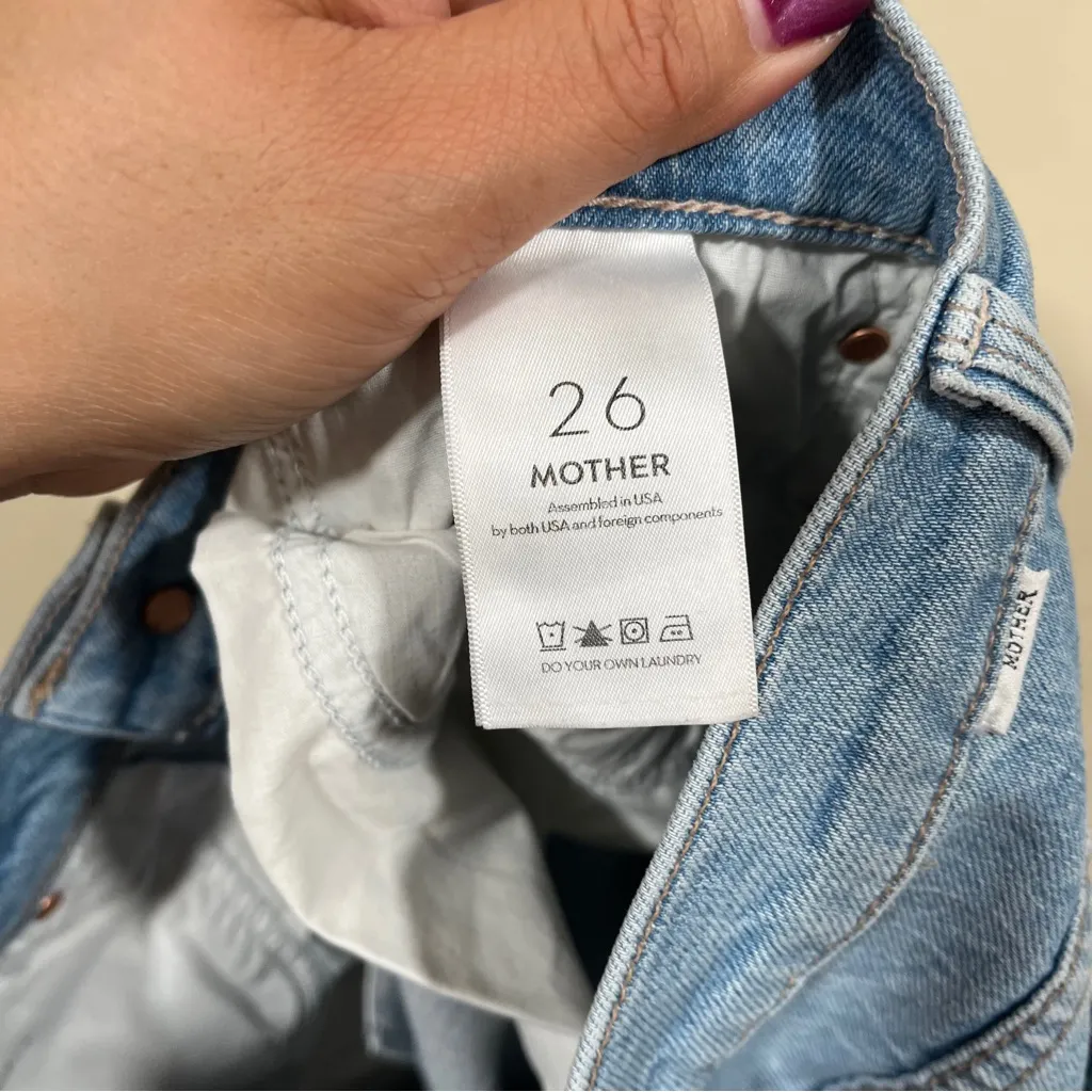 NWT Mother The Dodger Wash: Let's Get It Together size 26 ankle denim - Image 13