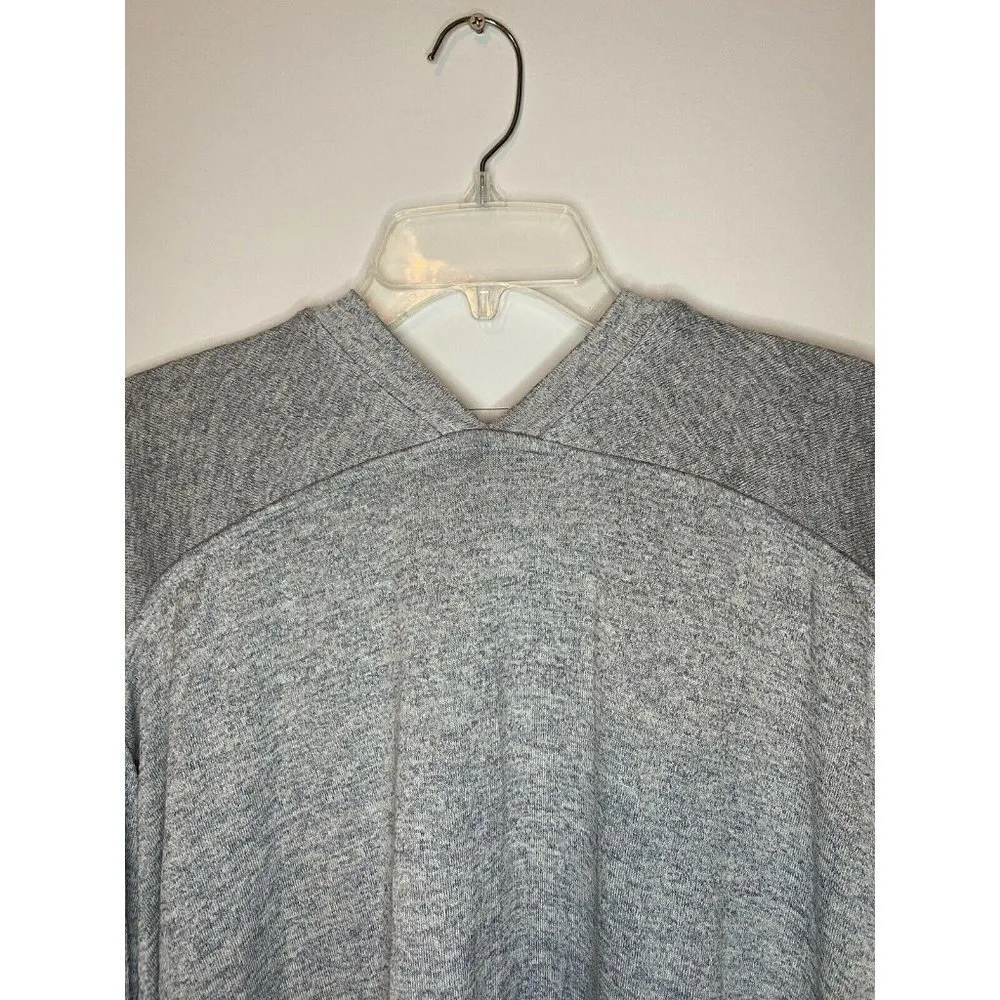 Athleta Luxe Pose Open Front Cardigan Sweater Jacket Heathered Grey XXS - Image 5