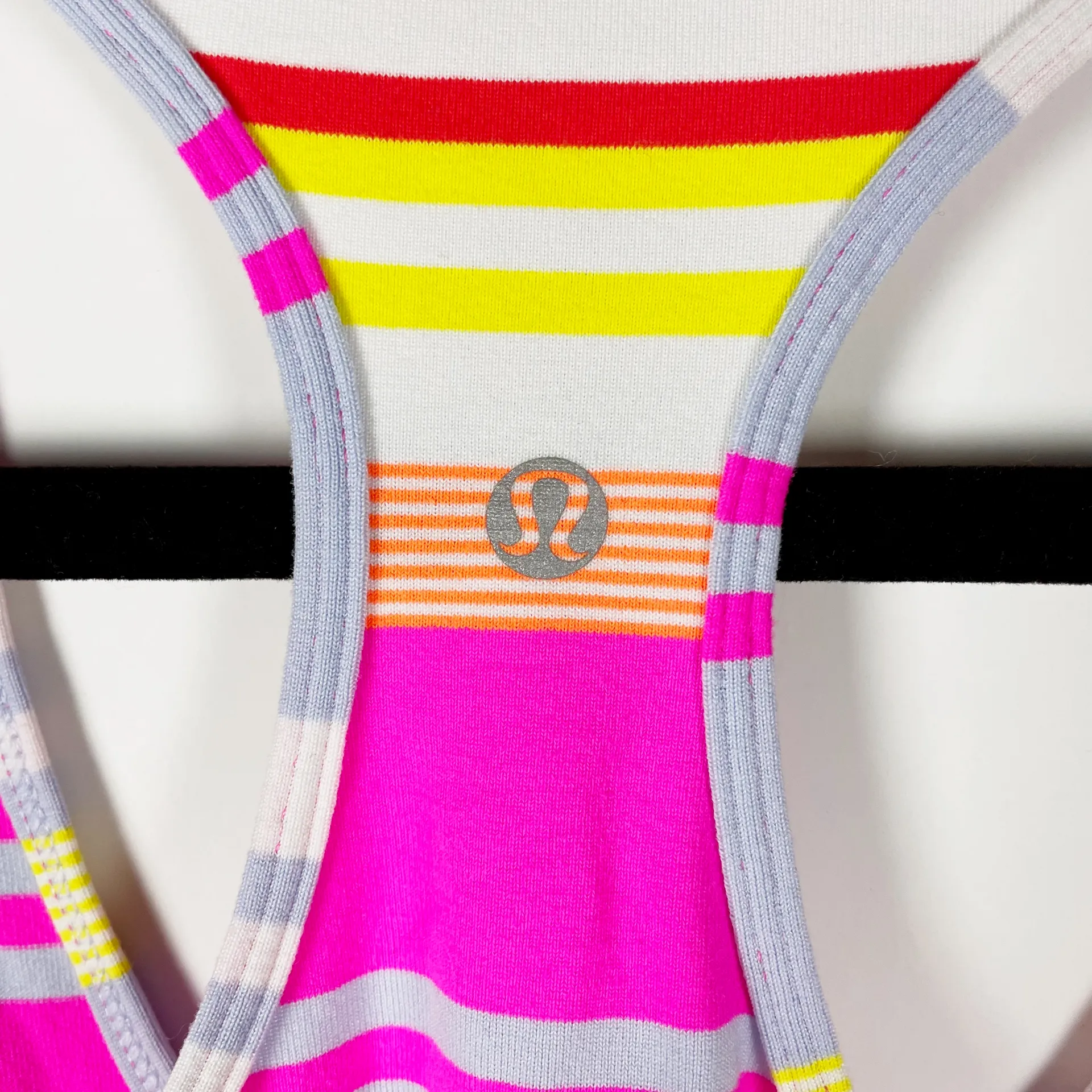 Lululemon  Women's Cool Racerback Sleeveless Tank Top Groovy Stripe Multi M - Image 2