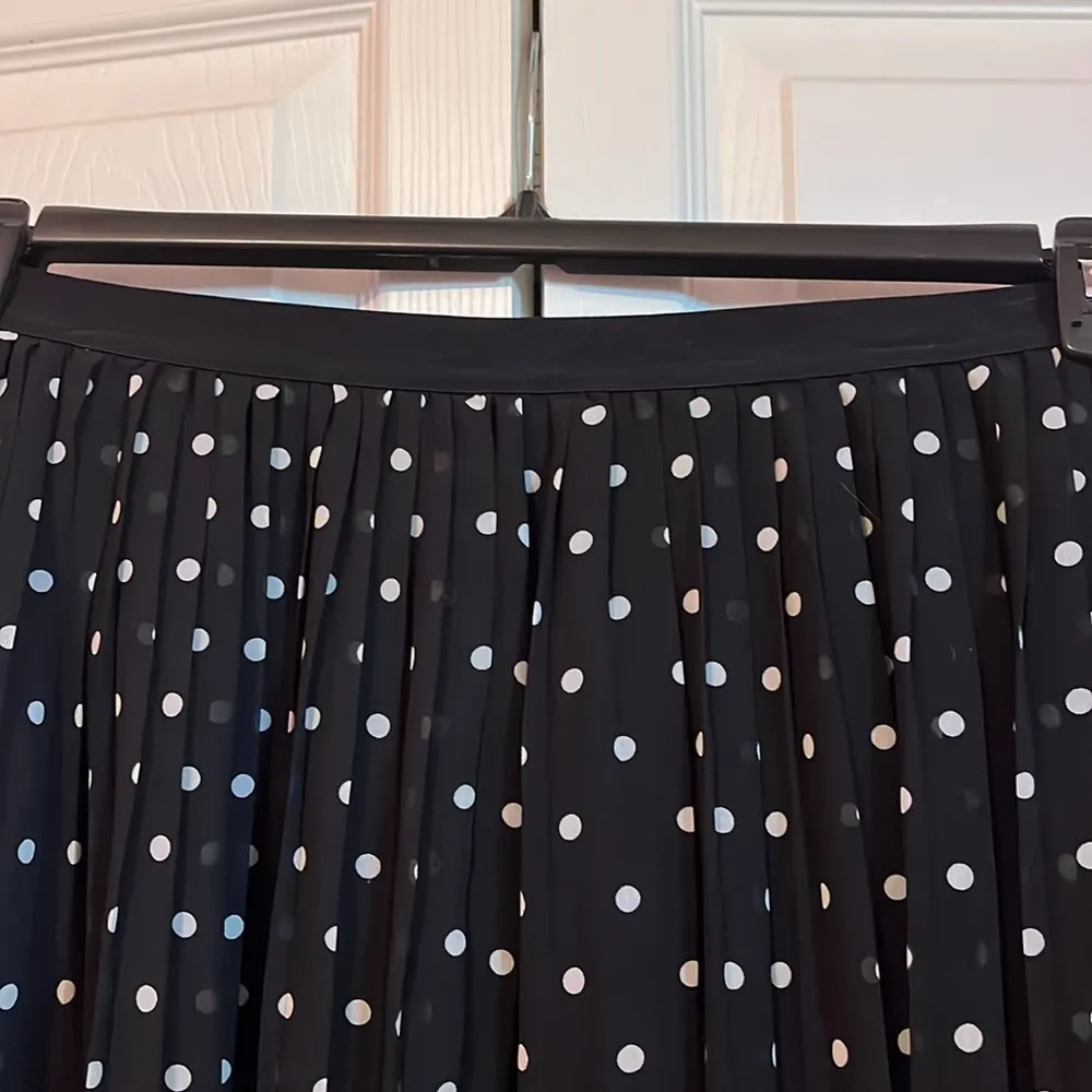 Polka dot midi skirt Black Size XL - Image 3