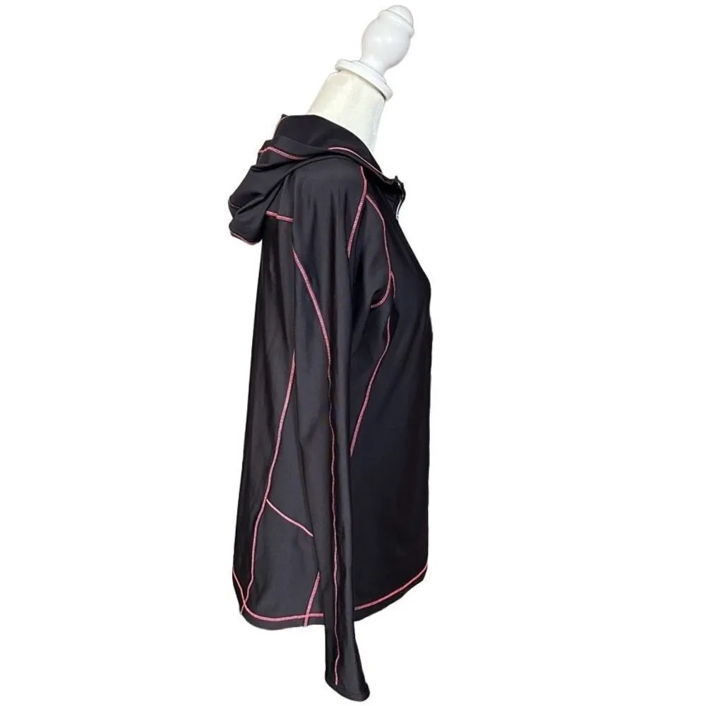 Rbx Active RBX Performance Gray & Pink Activewear Long Sleeve Hoodie Pullover Size Medium - Image 2