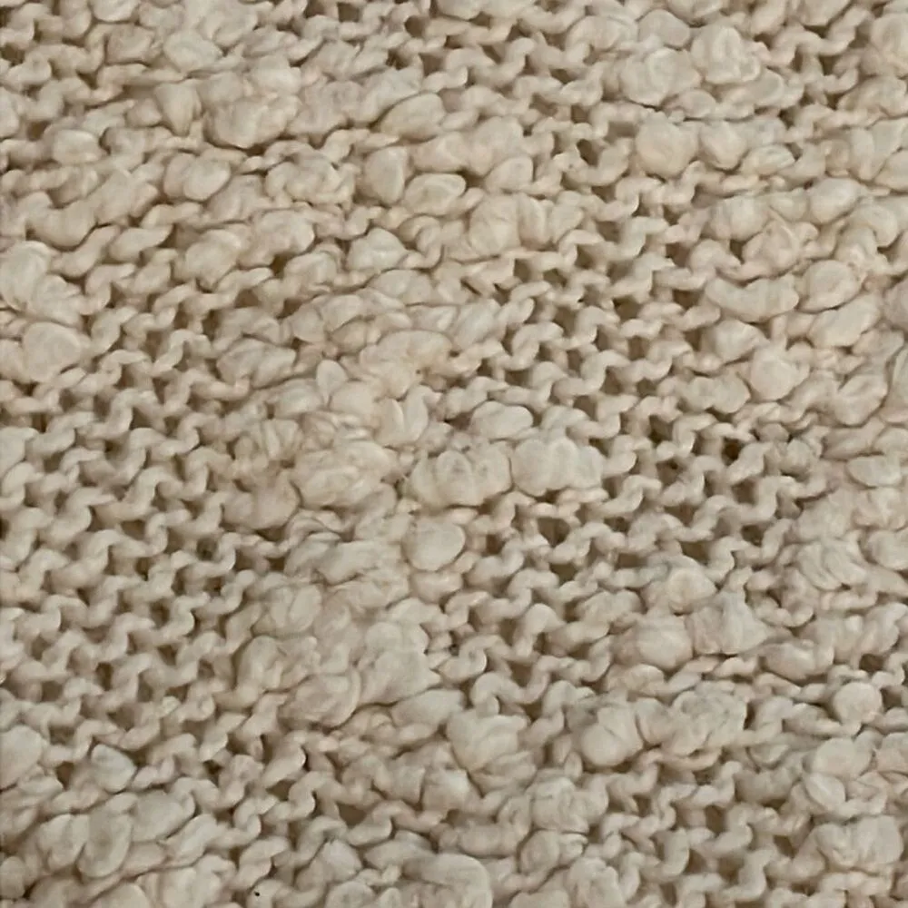 Moth Anthropologie Cream Sweater Womens Small Nubby Boucle Cable Knit Cowl Neck - Image 10