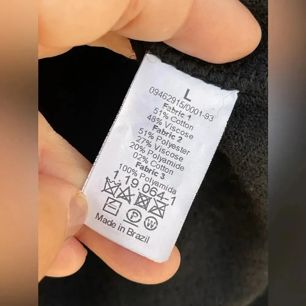 À La Garçonne. Pull over sweater large Black - Image 5