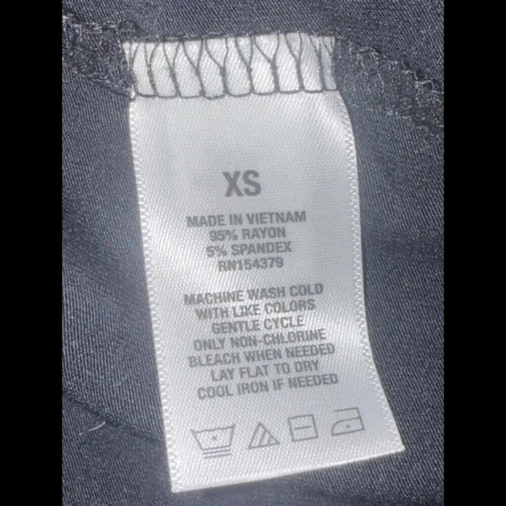 American Eagle Black T Shirt Crisscross Neck Detail Classic Dress NWT Women’s XS - Image 8