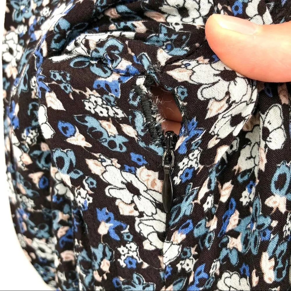 CHELSEA & VIOLET Twilight Nights Dress Floral Blue XS - Image 14