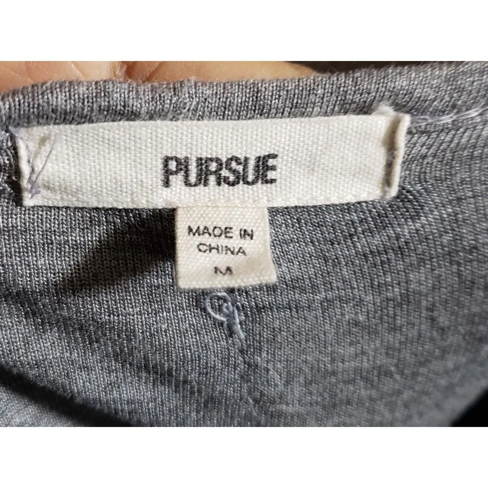 Pursue Women's Gray Solid 100% Tencel V - Image 9