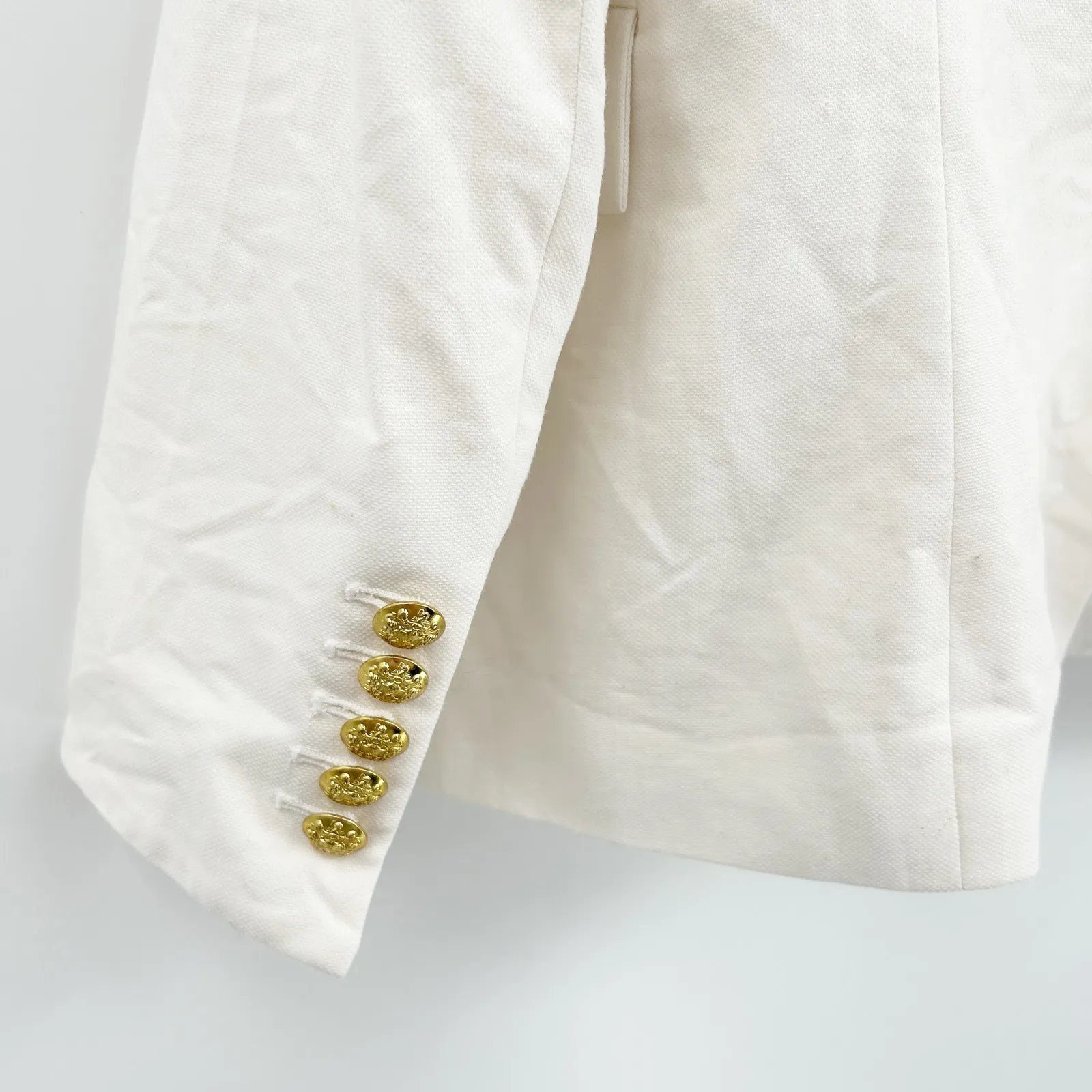 Veronica Beard Womens Career Miller Dickey Linen Double Breasted Blazer Jacket - Image 8