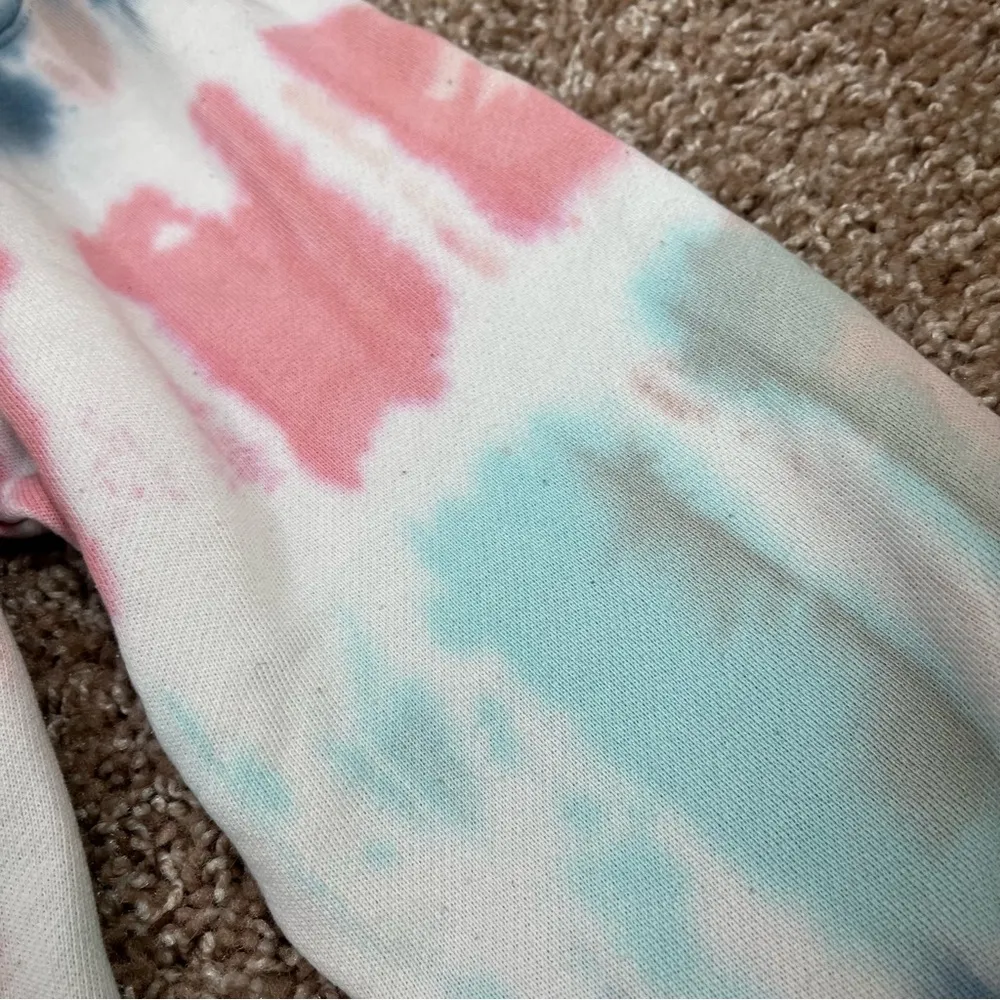 American Eagle Jegging Fit Oversized Tie Dye Crew Neck Sweatshirt - Image 5