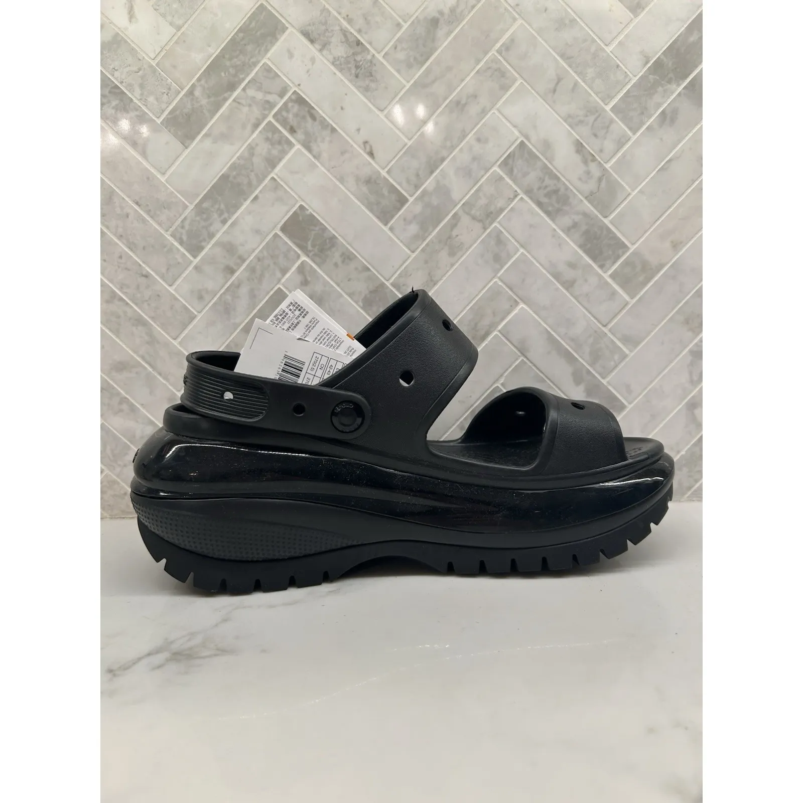 Crocs Mega Crush Sandal Platform Sandals Slides‎ Slip On Chunky Womens Size 11 - Image 7