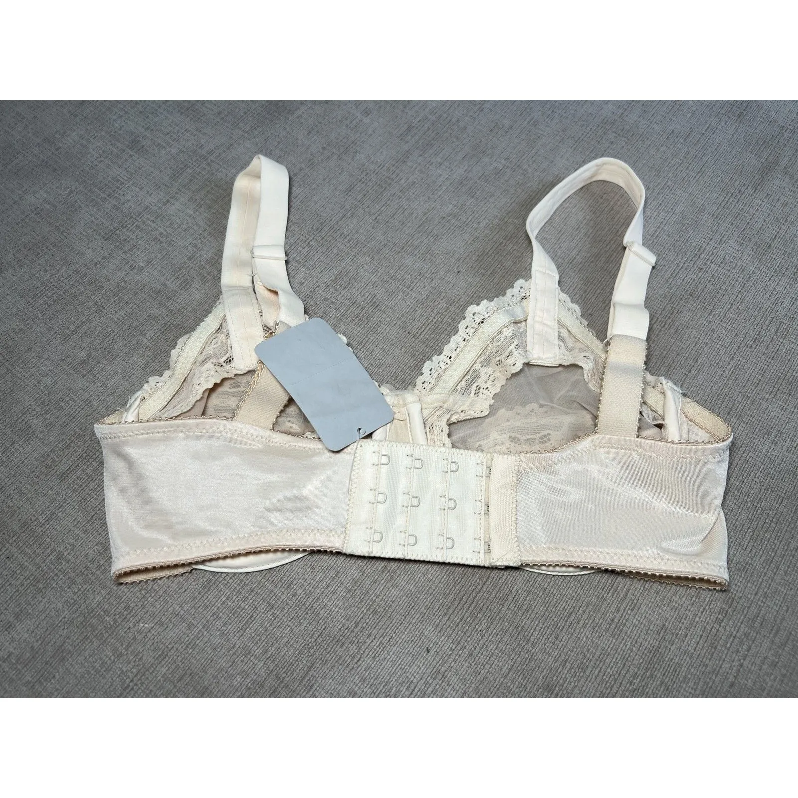 Vintage Nene Bra Womens 34D Full Cup Soft Wireless Made USA Lingerie 80s Size undefined - Image 2