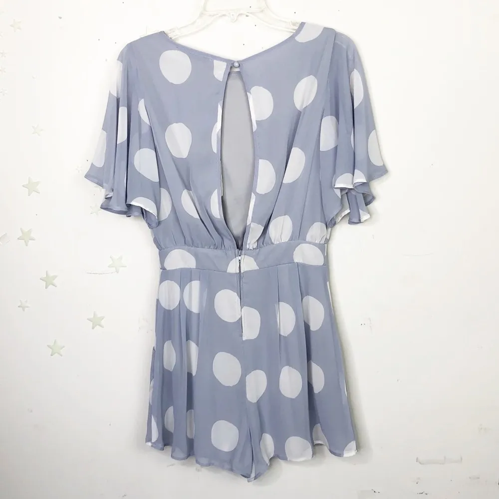 Mystic  lavender spotted romper - Image 4