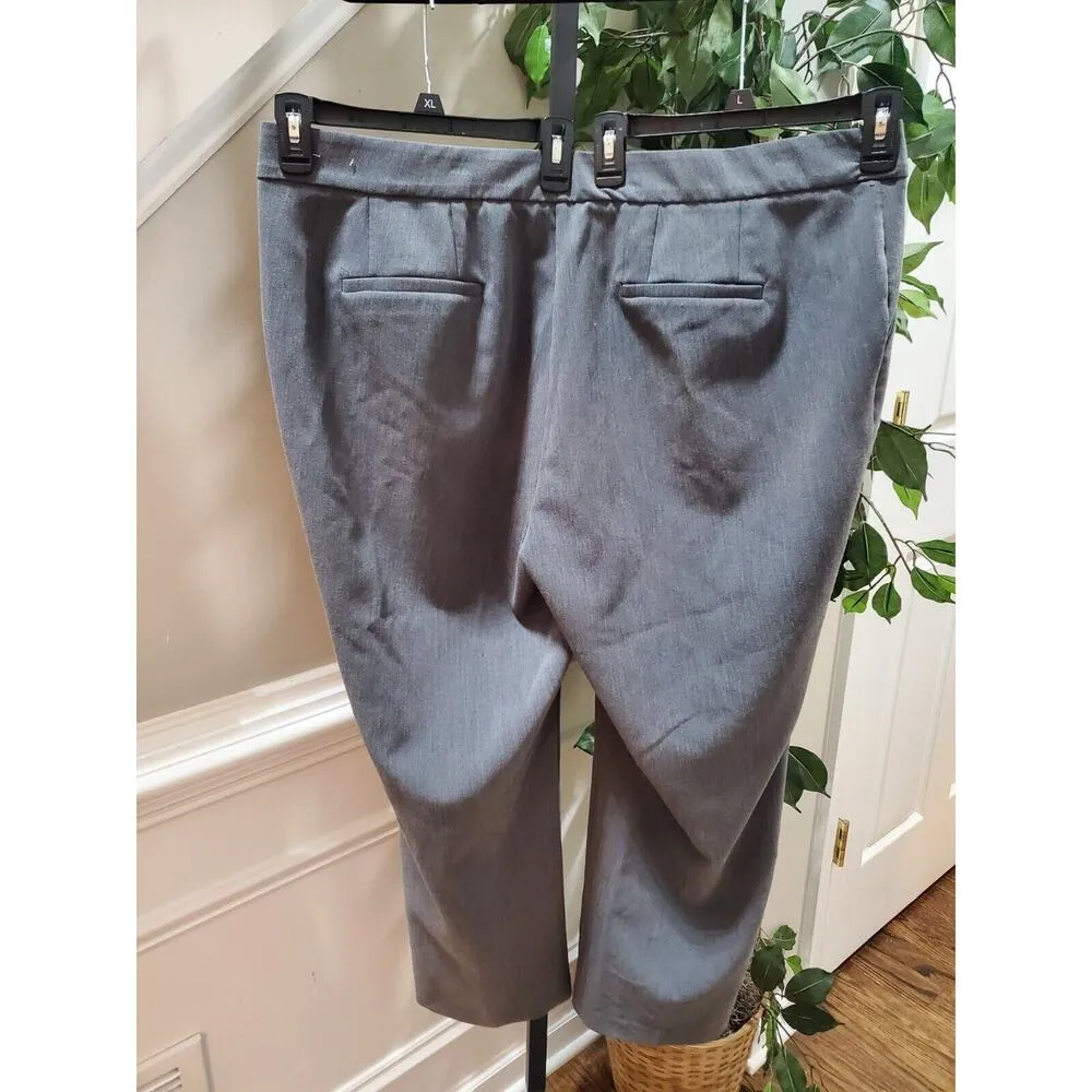 Investments Women's Gray Polyester Mid Rise Straight Legs Dress Pant 20W - Image 5